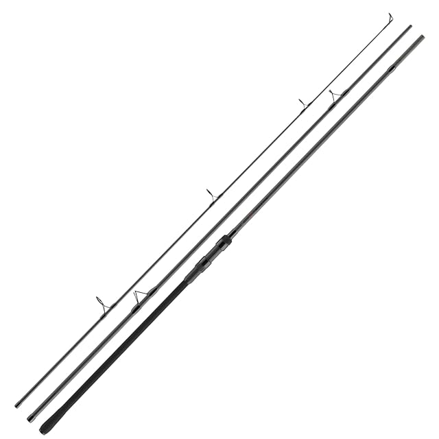 Caña DAIWA Black Widow XT Carp de tres tramos con anilla de talón grande