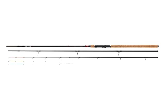 Caña DAIWA Ninja X Feeder con sus tres punteras intercambiables