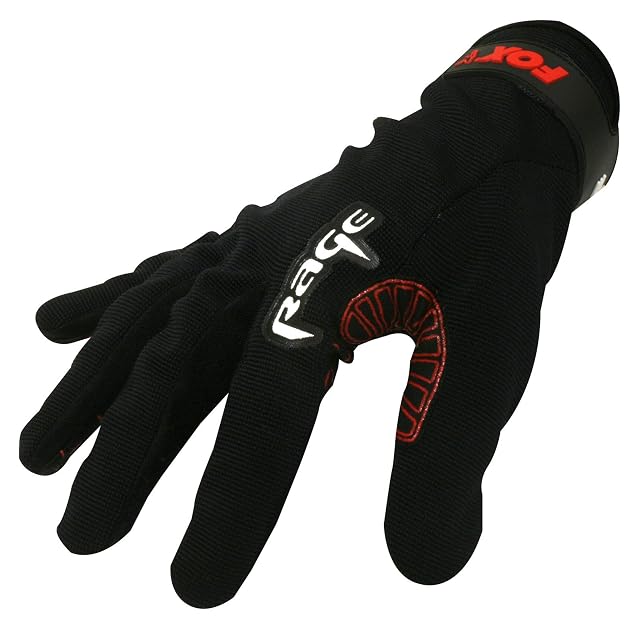 Guante de pesca FOX Rage Power Grip negro, talla L
