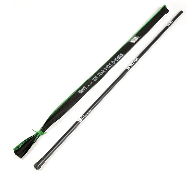 Caña de enchufe telescópica de fibra de vidrio Zite Fishing Tele Pole con anilla de punta metálica