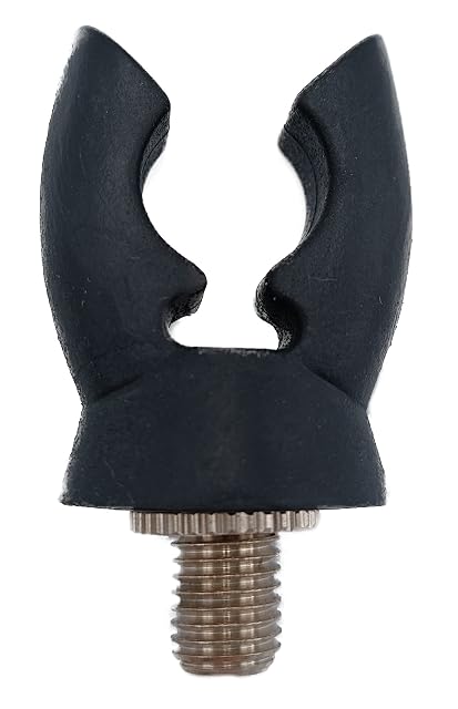 Apoyo de culata de caña de caucho negro A&N Deluxe