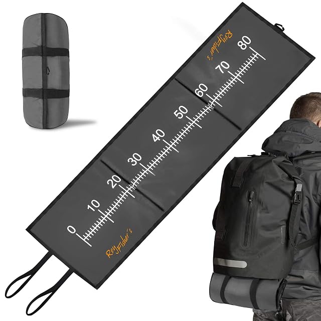 Esterilla de desanzuelado ultraligera Roy Fishers de 100 por 30 cm con cinta métrica